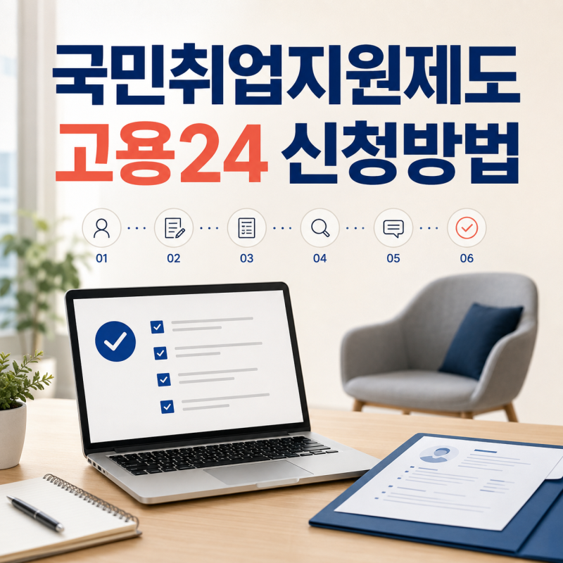 국민취업지원제도 신청방법, 고용24 구직촉진수당 받기