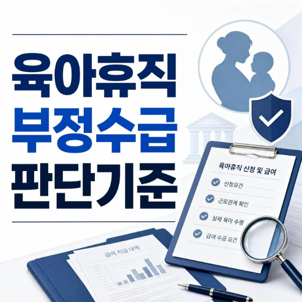 육아휴직 부정수급, 일했다고 무조건 해당될까? 판단 기준부터 정리