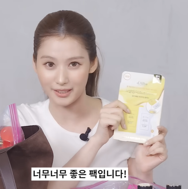 사나 인사이드백 마스크팩 2가지 달바 모델링팩 닥터엘시아 진정팩