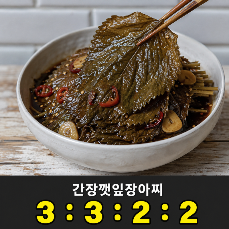 간장깻잎장아찌 레시피, 간장 맛이 전부인 줄 알았는데 핵심은 따로 있어요