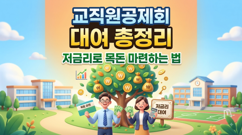 교직원공제회 대여 총정리 – 저금리로 목돈 마련하는 법