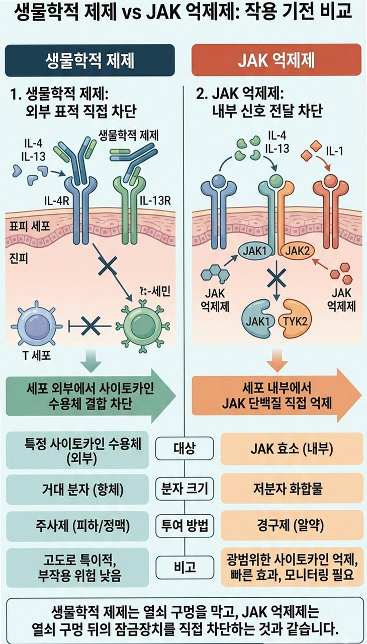 중증 아토피 치료 반응 좋은 이유와 JAK 억제제 급여 포인트 정리