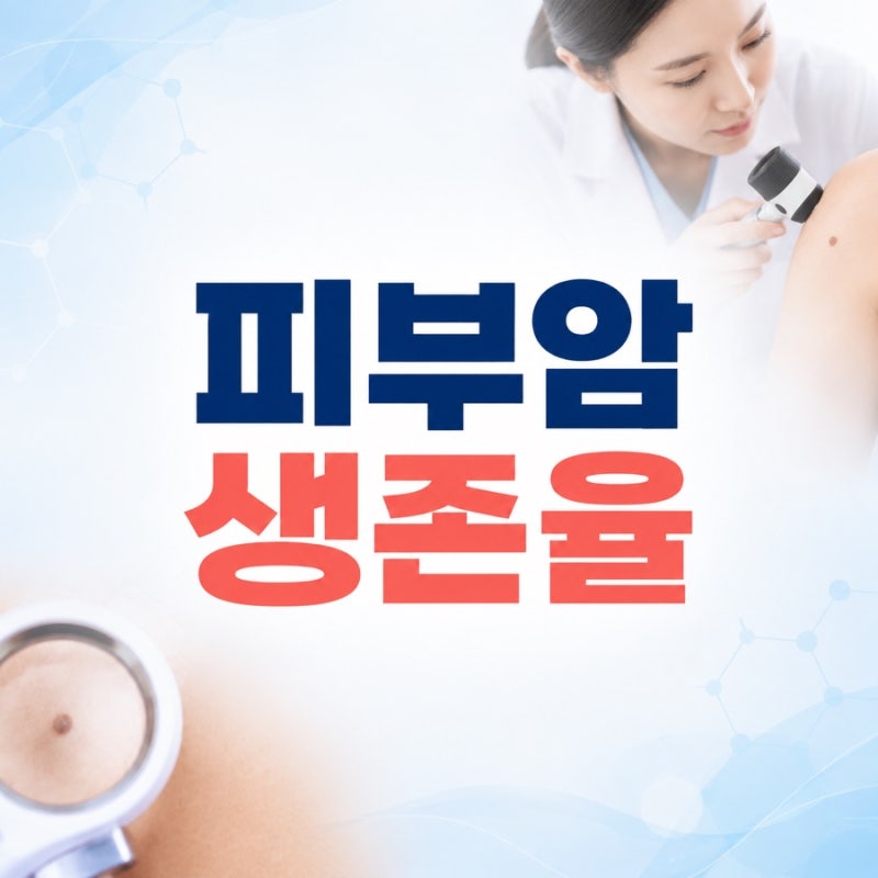 피부암 생존율, 종류와 진행 정도에 따라 얼마나 다를까?