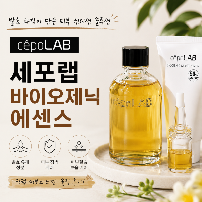 세포랩 바이오제닉 에센스와 모이처라이저 크림 사용 후기