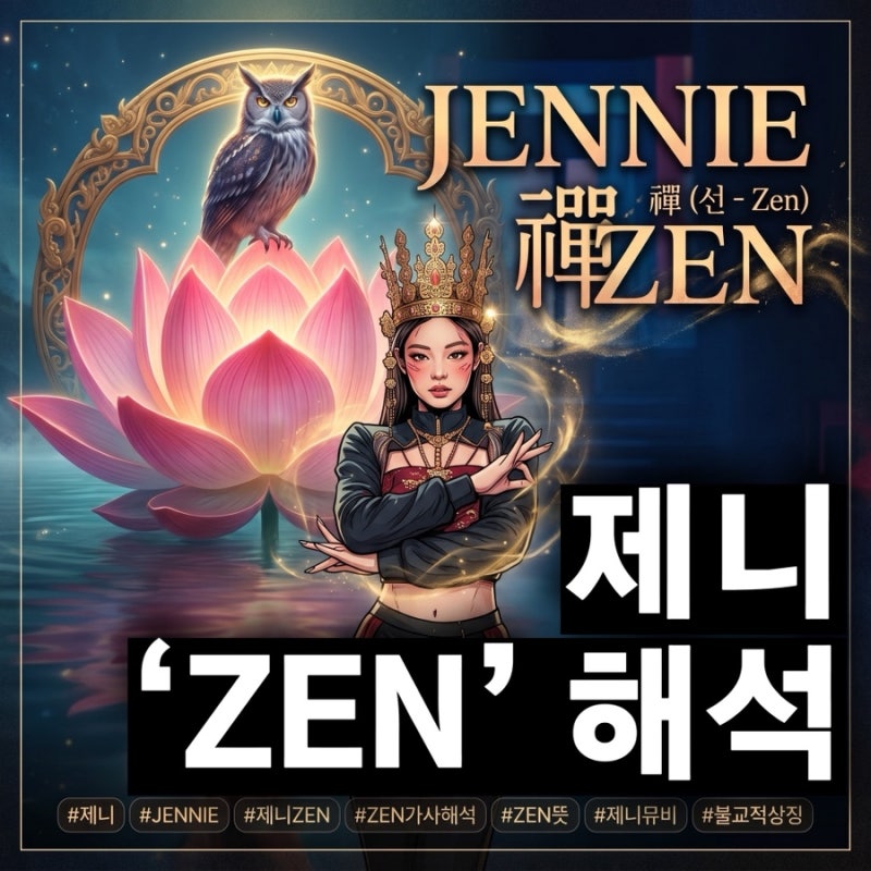 [제니(JENNIE)-ZEN 불교적 의미] 가사 해석 & MV 속에 숨은 의미 완벽 정리!