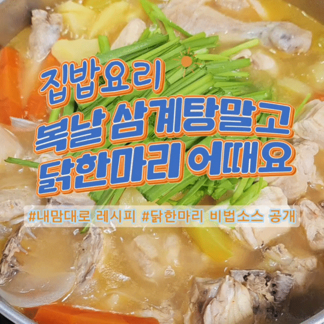 2026 말복 언제? 식당 안부러운 집밥 요리! 가성비 끝판왕 닭한마리 레시피(feat.비법소스공개)