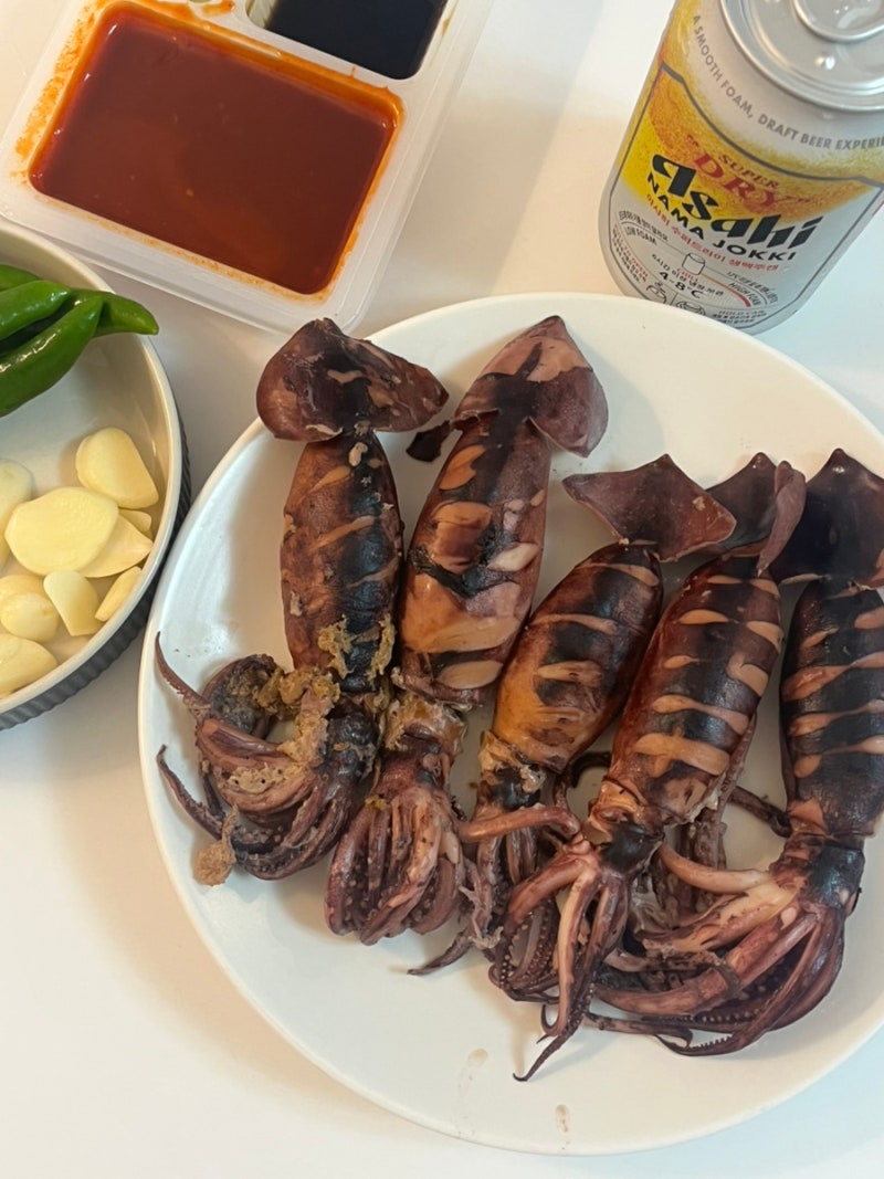 오징어 통찜 레시피｜자취생도 찜기만 있으면 간단하게! 오징어 손질 꿀팁