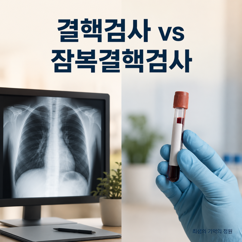 결핵검사와 잠복결핵검사 차이!