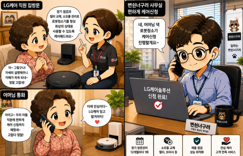 LG 로봇청소기 로니, 기능은 많은데… 제가 더 중요하게 본 것은 관리와 AS