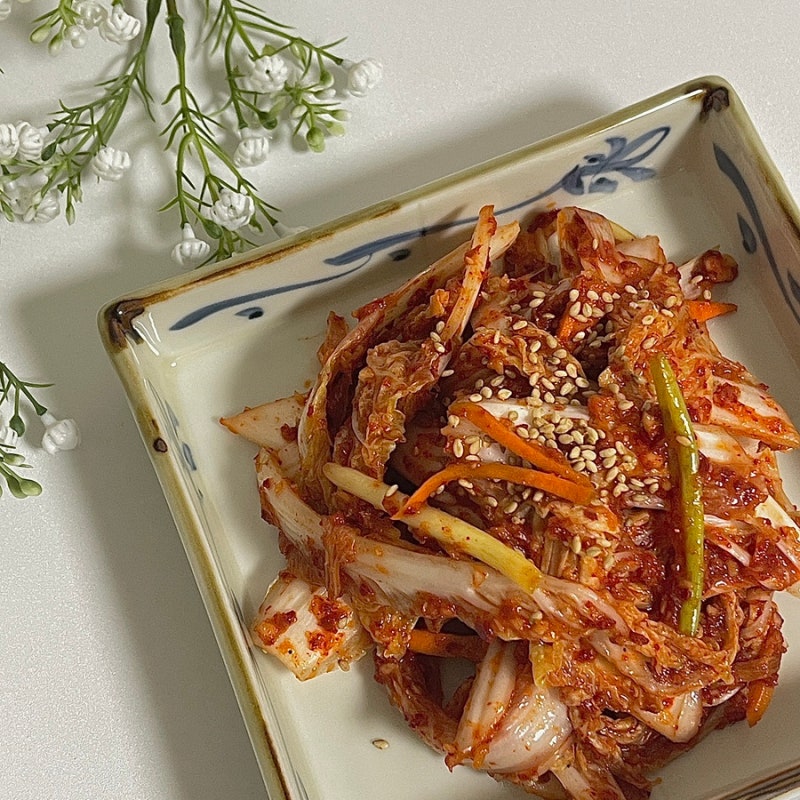 알배기 배추겉절이 레시피 풀없이 간편하게 완성