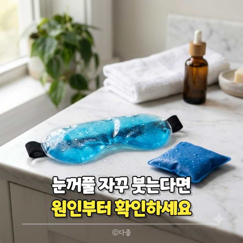 눈꺼풀부음 원인 갑상선 알레르기 다래끼, 헷갈리는 이유 순서로 정리했습니다