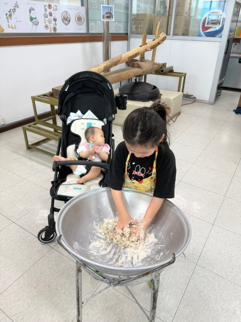 춘천 막국수체험박물관 에서 7살 아이와 직접 막국수 만들어 먹기
