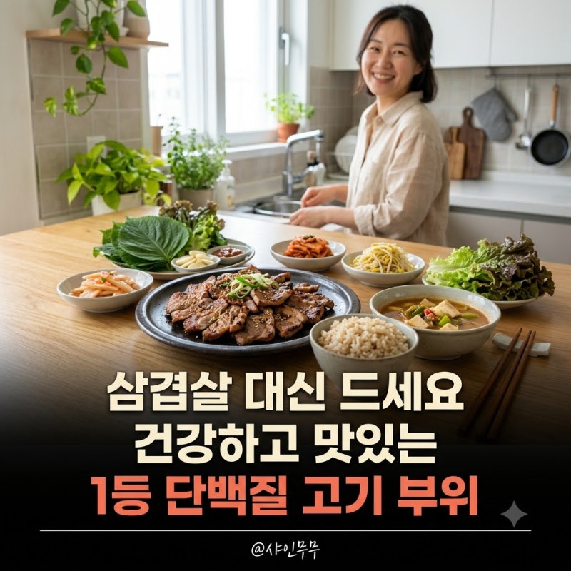 "삼겹살만 드셨나요" 건강 챙기는 다이어트 일등 공신 돼지고기 부위 추천 3가지