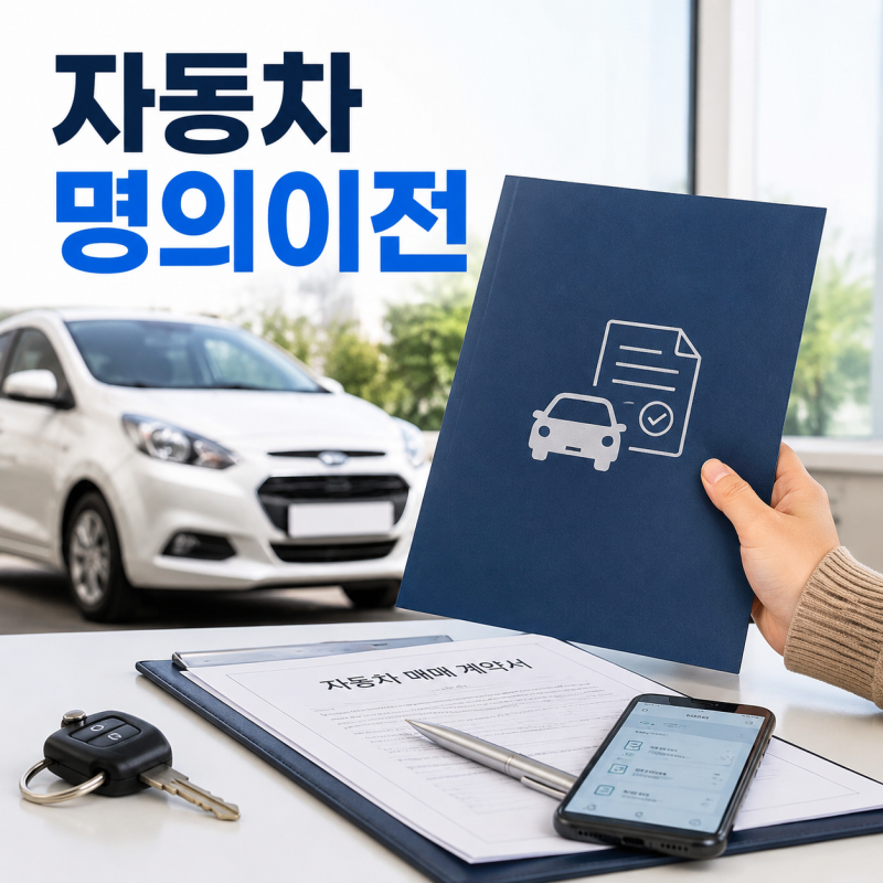 자동차 명의이전 방법｜중고차 매매 시 필요서류·취득세·등록기간