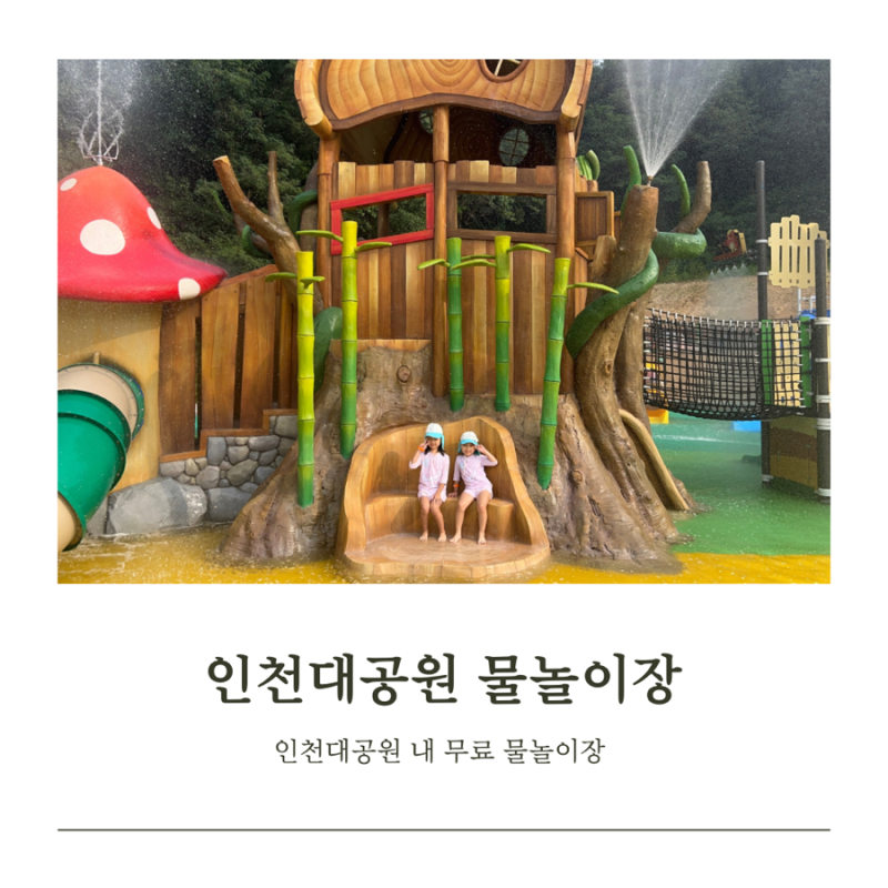 인천대공원 물놀이장 : 무료로 즐기는 인천대공원 물놀이터 (예약링크포함)