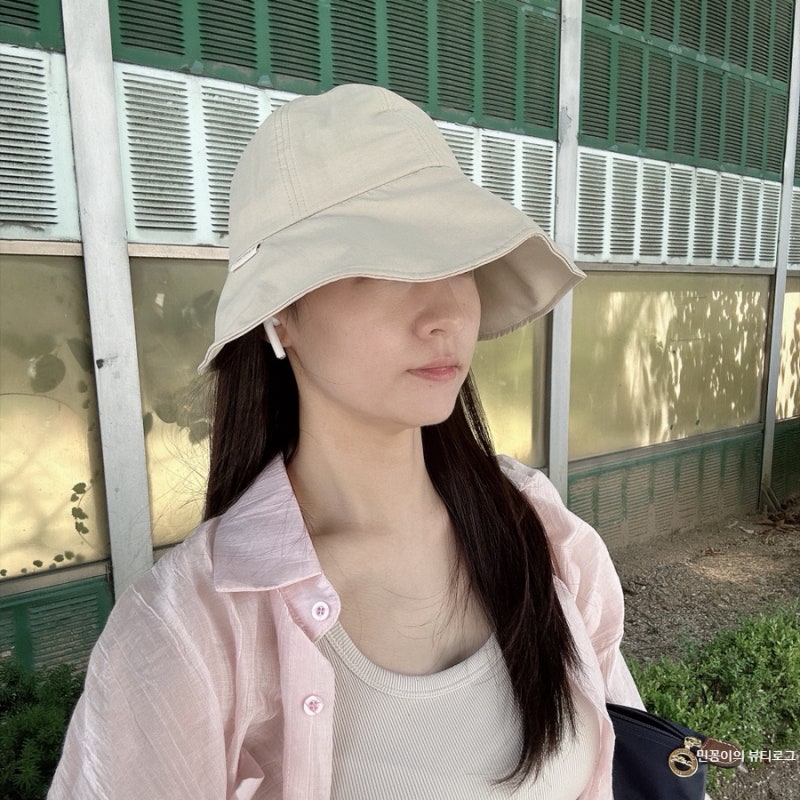 여성 여름모자 코스트코 추천템 화이트샌즈 아쿠아가드 보닛햇 듀리에 베이지 착용 후기