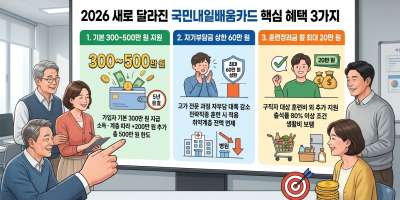 2026년 4050 중장년 국비지원 자격증 추천 TOP 7 및 국민내일배움카드 신청방법 완벽 정리
