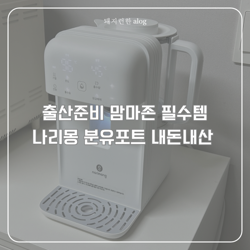 출산준비 맘마존 필수템 나리몽 출수형 주전자형 분유포트 내돈내산 구입후기