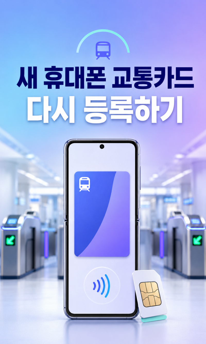 새 휴대폰 삼성월렛 교통카드 재등록 방법｜유심 교체 전 잔액 환불