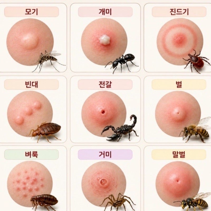 "빈대 물린자국 맞나?" 모기인 줄 알았는데 일자로 계속 생긴다면
