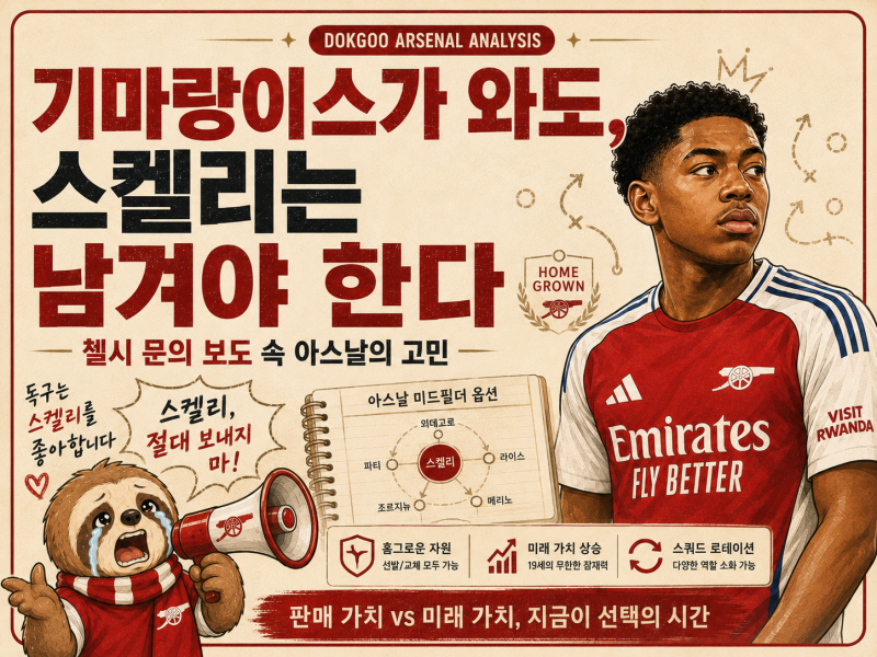 기마랑이스가 왔는데 루이스스켈리는 어떻게 될까? 첼시 문의설로 보는 아스날의 고민