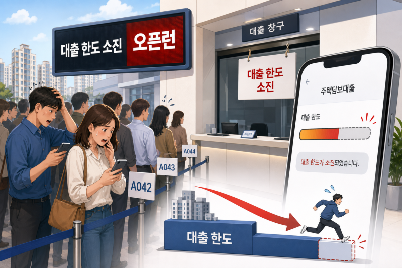 가계대출 총량 규제와 대출 오픈런, 웃픈 현실 총정리