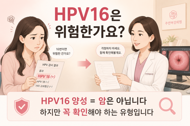 HPV16은 위험한가요? 양성이라면 꼭 확인해야 할 것