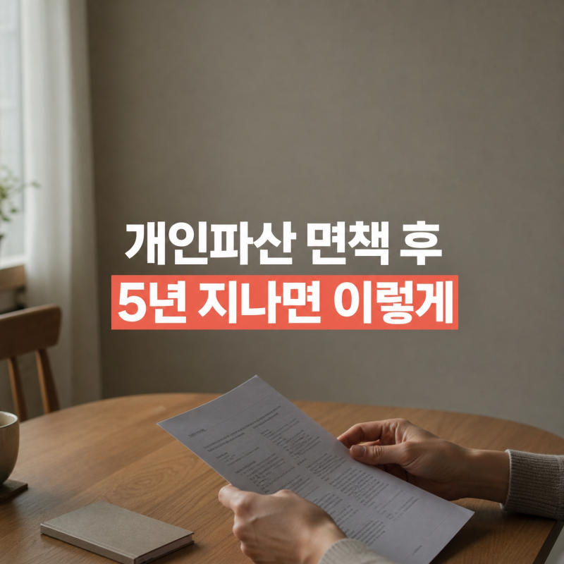개인파산 면책 후 5년 지나면 달라지는 것, 신용기록과 신용점수는 어떻게 될까