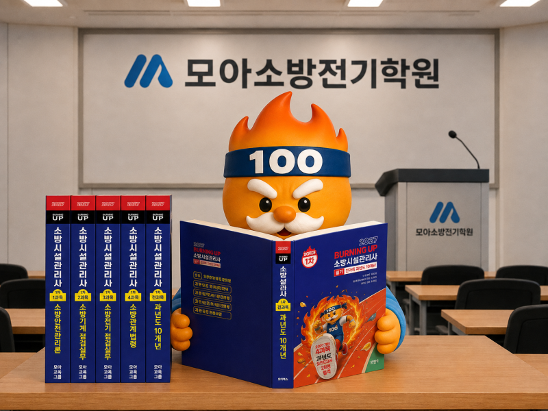 2027년 소방시설관리사 1차, 방대한 분량을 잡는 BURNING UP 소방시설관리사 개정판 활용법