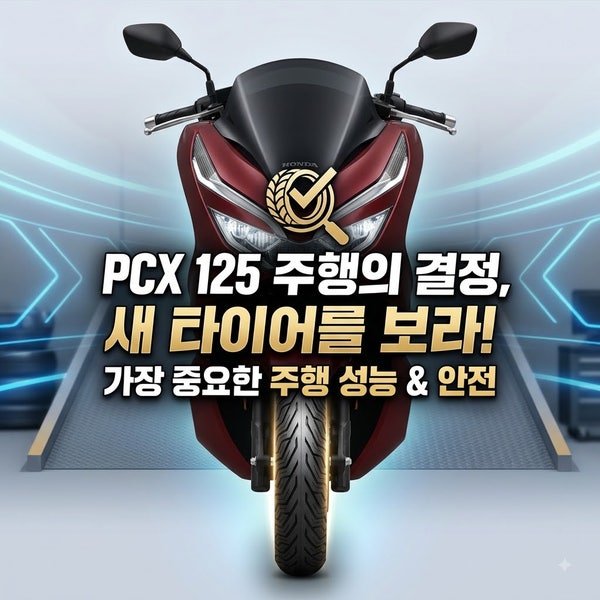 혼다 PCX 125 타이어 교체 비용? "딱 이것만 알면 눈탱이 안 맞습니다"