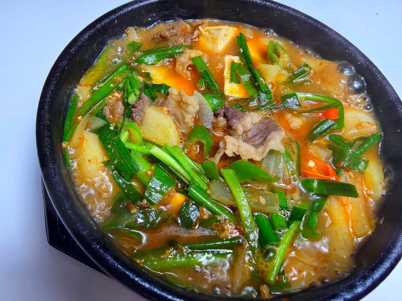 차돌 된장찌개 레시피 고깃집 된장찌개