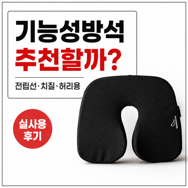 발란스코드 카이로프랙틱 기능성방석 후기, 전립선 치질 허리 방석으로 추천할 만할까?
