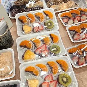 제주 서귀포 올레 시장 | 과일모찌  감귤모찌 맛집 할머니 떡집 후기(40년전통)