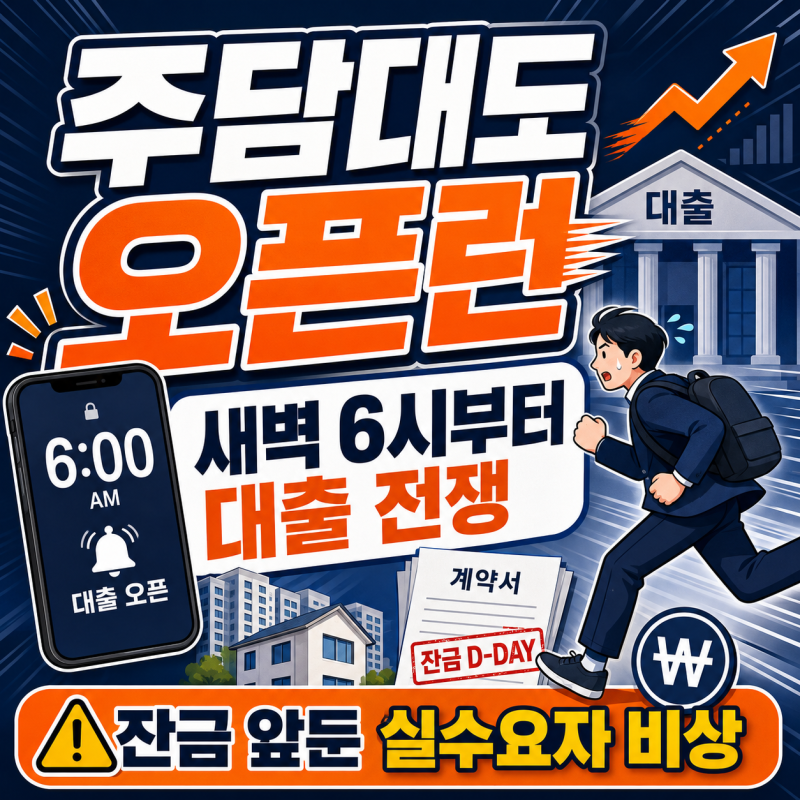 주담대 오픈런 왜? 카카오뱅크 새벽 6시 대출 신청 마감…은행별 주택담보대출 제한 총정리