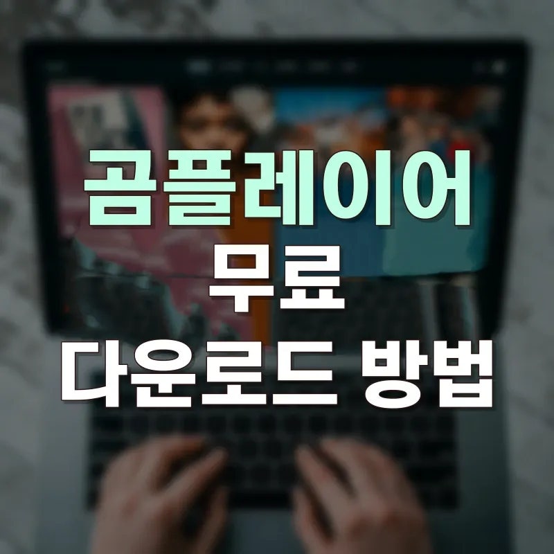 곰플레이어 무료 다운로드 방법, 설치 중 이 항목 안 지우면 광고 따라옵니다