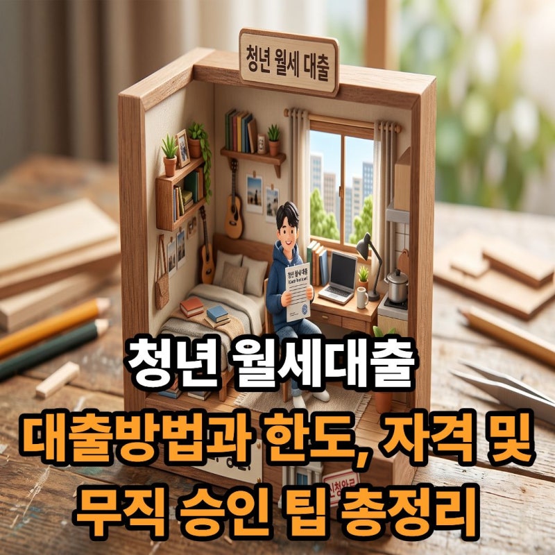 청년 월세대출 대출방법과 한도, 자격 및 무직 승인 팁 총정리