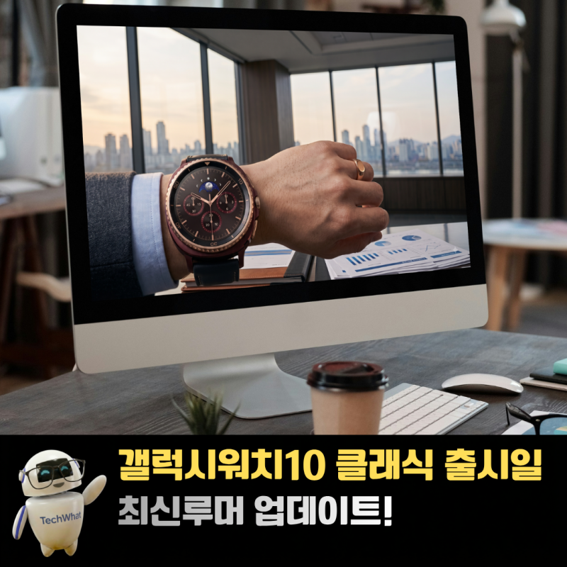 갤럭시워치10 클래식 출시일 최신루머 정리 회전베젤 부활 시나리오?