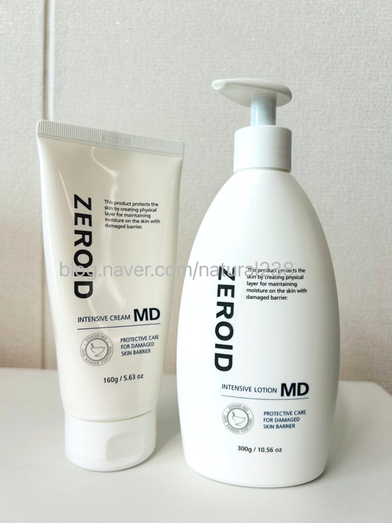 [병원 처방] 제로이드 MD 로션 vs 크림 솔직 비교 후기! (흡수력, 보습력, 실비 청구 팁)