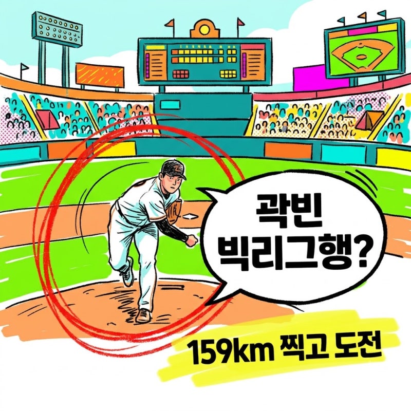 "10개 구단이 직접 왔다".. 두산 곽빈 메이저리그 진출 진짜일까?