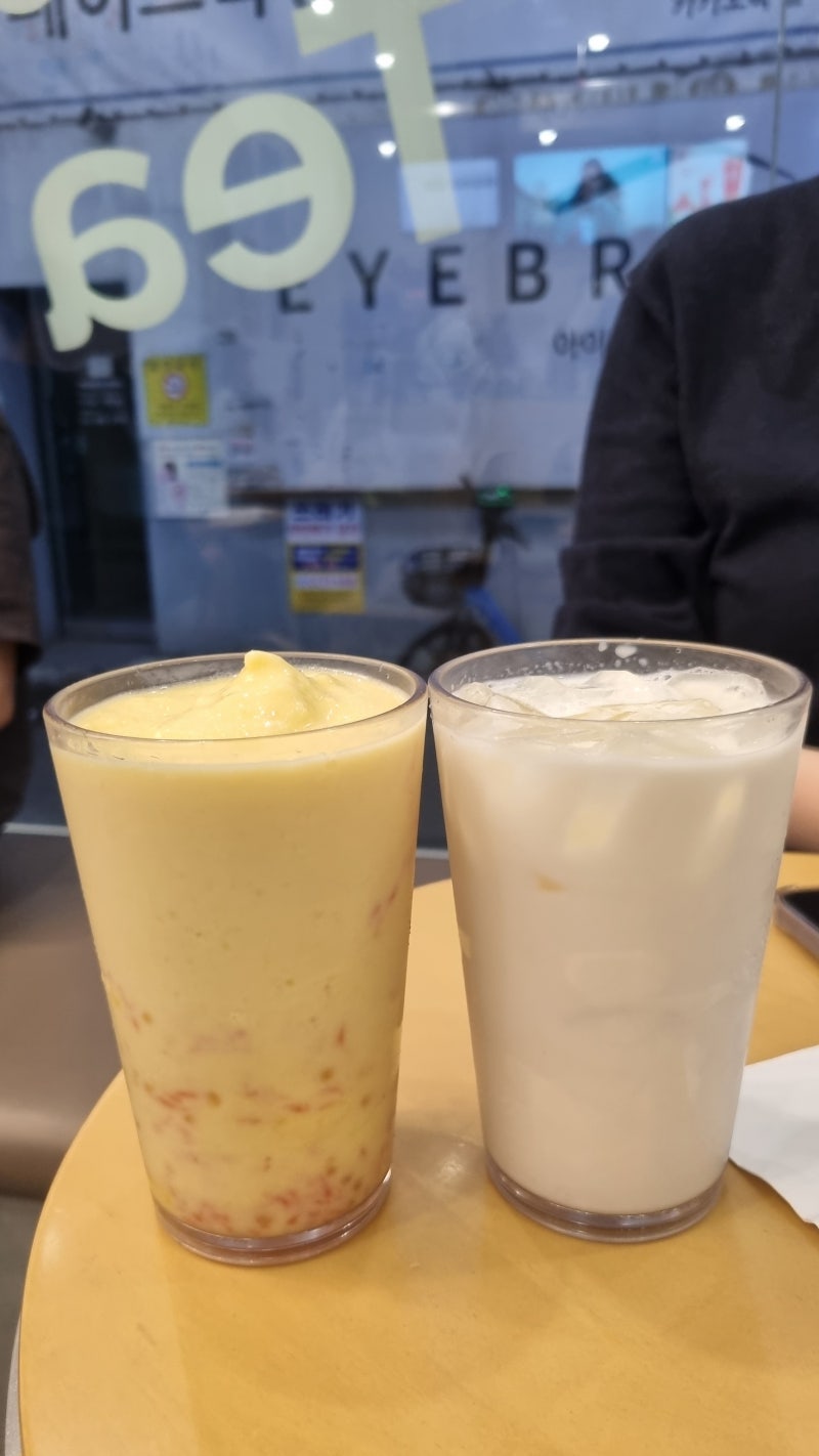 차맥도 건대역점 말리 라떼, 망고 포멜로 사고 먹어본 후기 차백도 저칼로리 밀크티