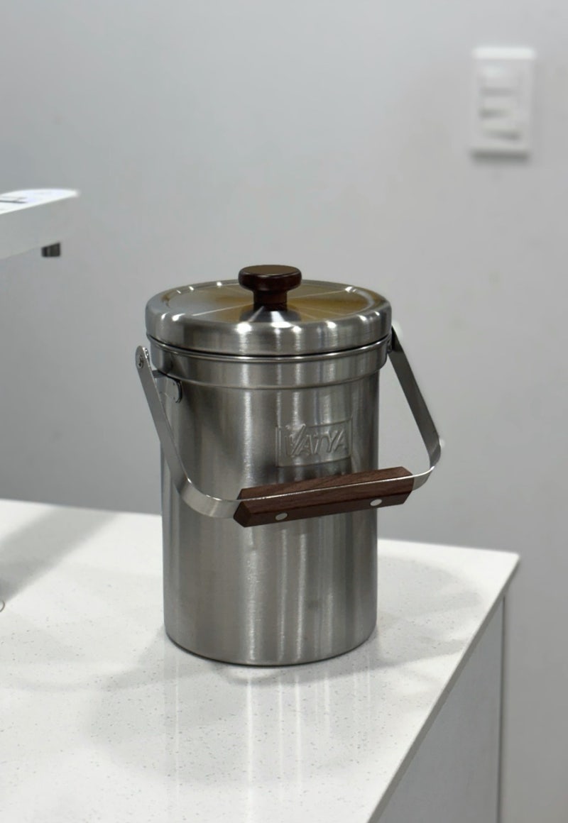 밧드야 304 완벽 냄새차단 스텐 음식물쓰레기통 3L 사용후기