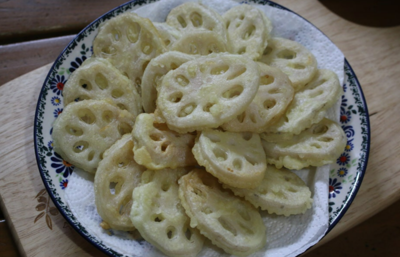 연근요리 레시피 맛있게 먹는 연근튀김 바삭하게