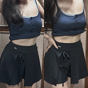 비치웨어코디팁 레이지비 에어스트레치 리본 랩 스커트 추천