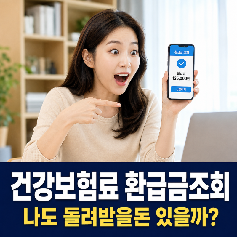 건강보험료 환급금 조회 방법｜대상자·신청기간·지급일 총정리