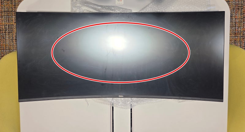 강남구 삼성동 델 U4025QW 미팅룸 모니터 파손, 당일 출장 현장 액정 수리