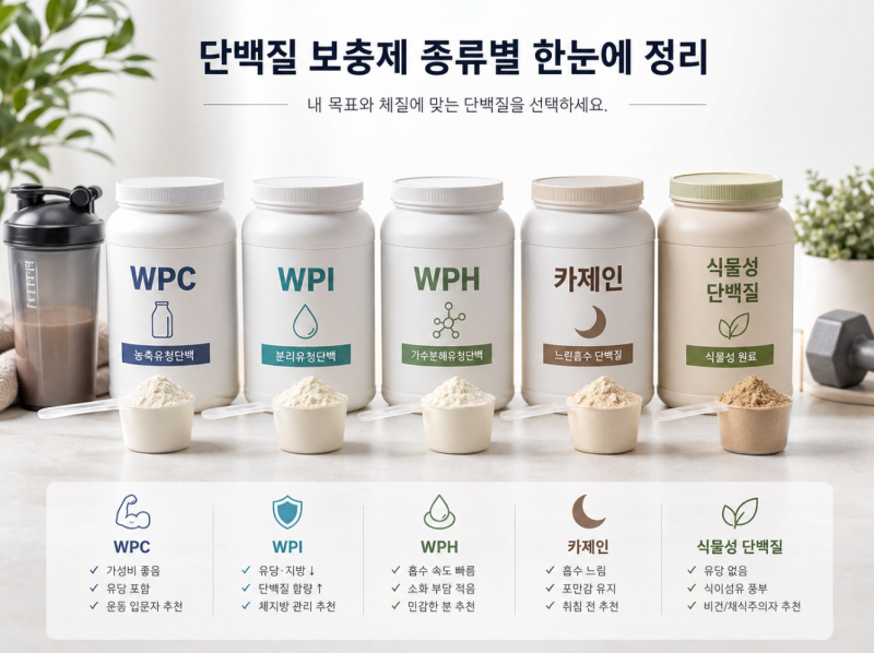 WPC보다 WPI가 더 좋을까요? 단백질 보충제 종류별 완벽 정리