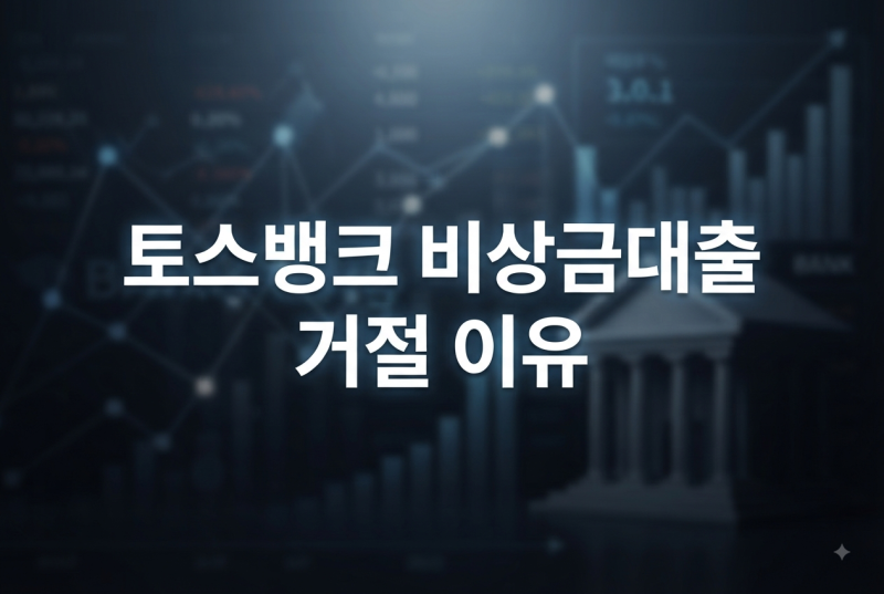 토스뱅크 비상금대출 거절 이유｜서울보증보험·기대출·신용점수 확인