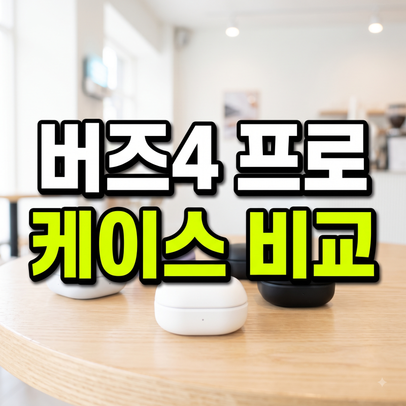 갤럭시 버즈4 프로 케이스 추천 TOP3 비교 (분실 방지 & 빼는법 꿀팁)