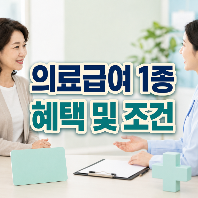 의료급여 1종 2종 차이는? 1종 기준과 입원비 수술비 총정리