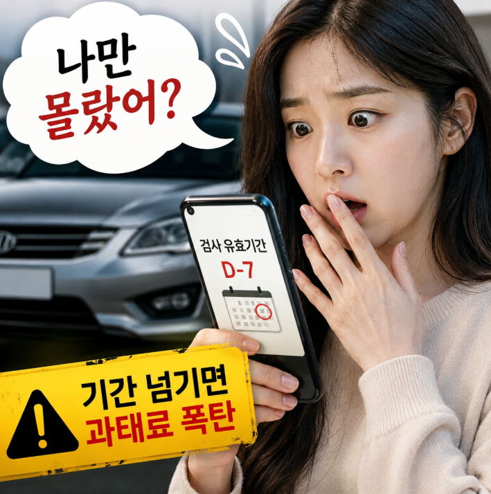 자동차 검사 기간 조회, 3분 만에 확인하는 방법
